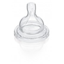 TETINA AVENT SILICONA FLUJO MEDIO 2UNIDADES 2