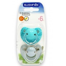 CHUPETE SUAVINEX ANATOMICO LATEX +6MESES 2UNIDADES