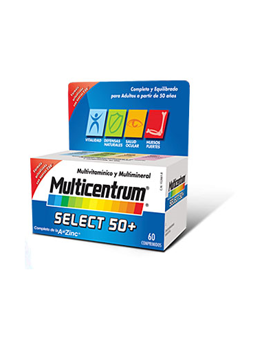 Multicentrum Select 50+ 60 comprimidos