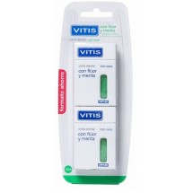 Duplo Cinta Dental Vitis con Fluor y Menta 2 x 50 m 2