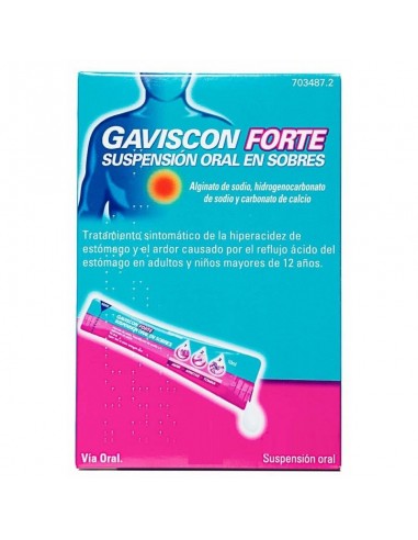 Gaviscon Forte Sobres 10 mL X 24 Sobres