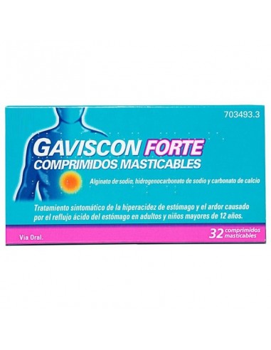 Gaviscon Forte 32 Comprimidos Masticables