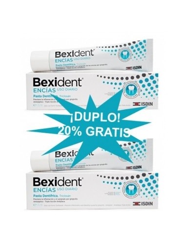 Bexident Encias Uso Diario Pasta 2 x 125 mL