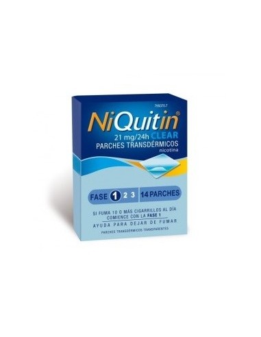 Niquitin Parche de Nicotina 21 mg 7 Unidades