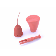 Copa Menstrual Talla S 2 Unidades + Esterilizador + Aplicador Enna Cycle