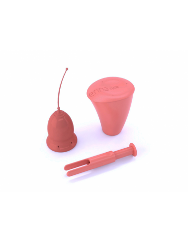Copa Menstrual Talla S 2 Unidades + Esterilizador + Aplicador Enna Cycle