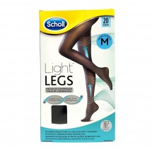 Scholl Media de Compresion Negra 20 Den Talla M