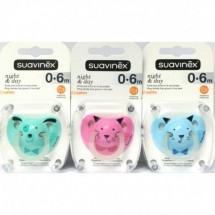 Suavinex Chupete  Noche Latex 0-6 Meses
