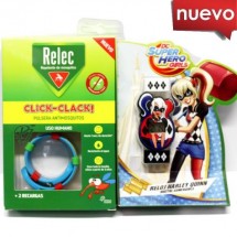 Relec Pulsera Antimosquitos Click Clack Reloj Harley Quinn
