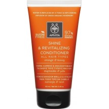 Apivita Acondicionador Brillo Para Todo Tipo De Cabello con Naranja y Miel 150Ml