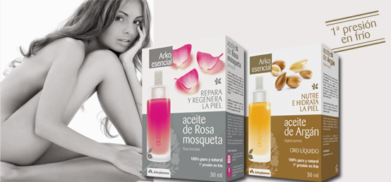 Arko Esencial: Rosa Mosqueta, Aceite de Argán, Aceite de Jojoba.